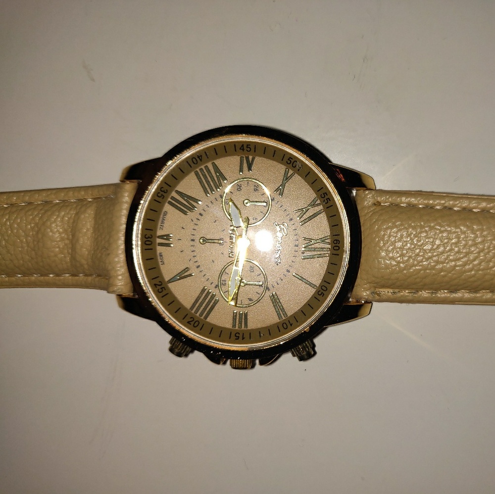 Women's tan watch